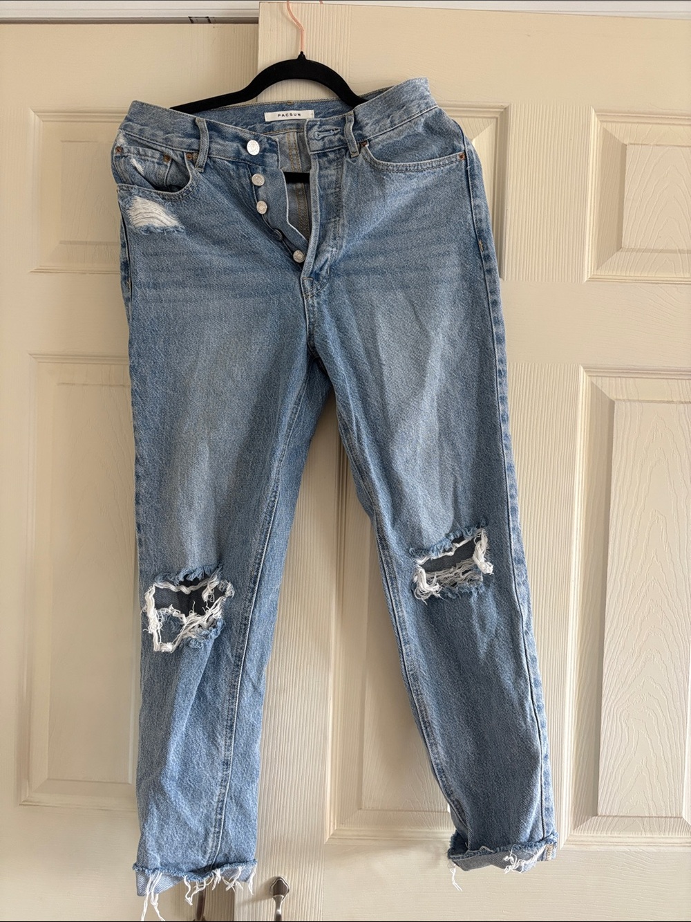 PacSun Light Blue Distressed Boyfriend Jeans